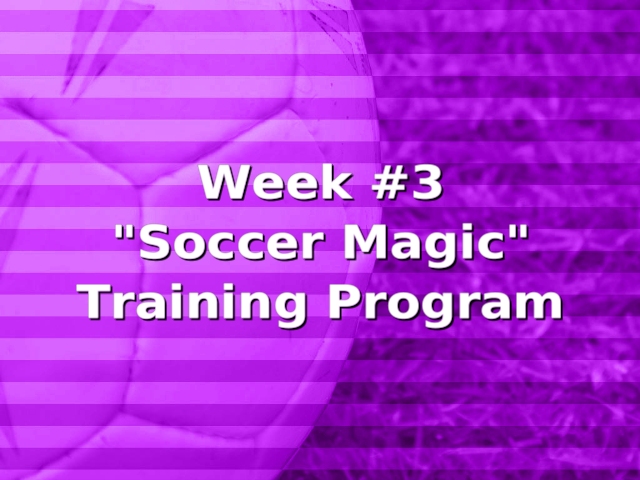 Intermediate Week #3 Training Program